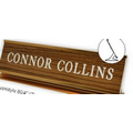 2"x8" Sign & Metal Desk Holder